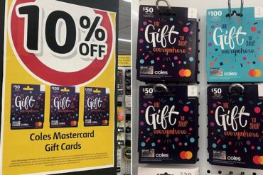 gift cards coles