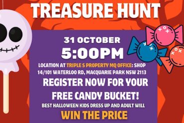 halloween treasure hunt for kids sydney