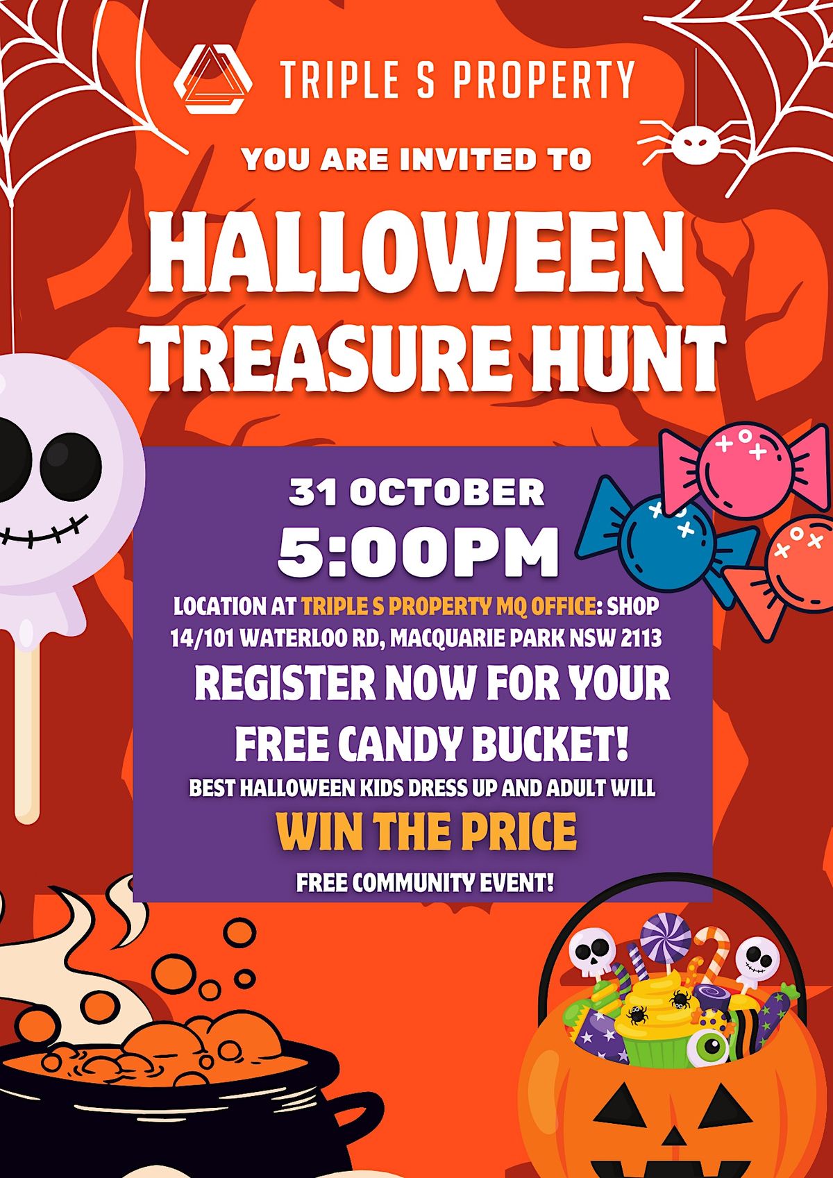 halloween treasure hunt for kids sydney