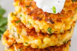 healthy corn fritter recipe