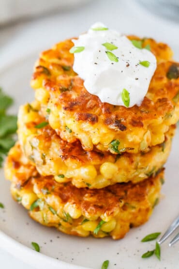 healthy corn fritter recipe