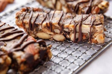 healthy nut slice