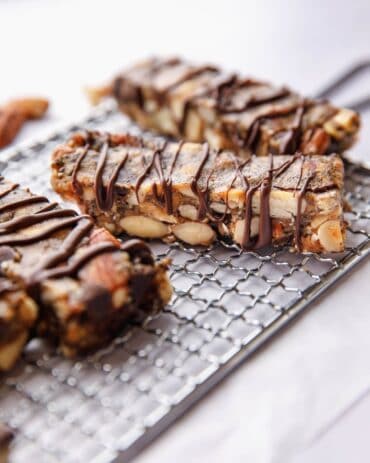 healthy nut slice