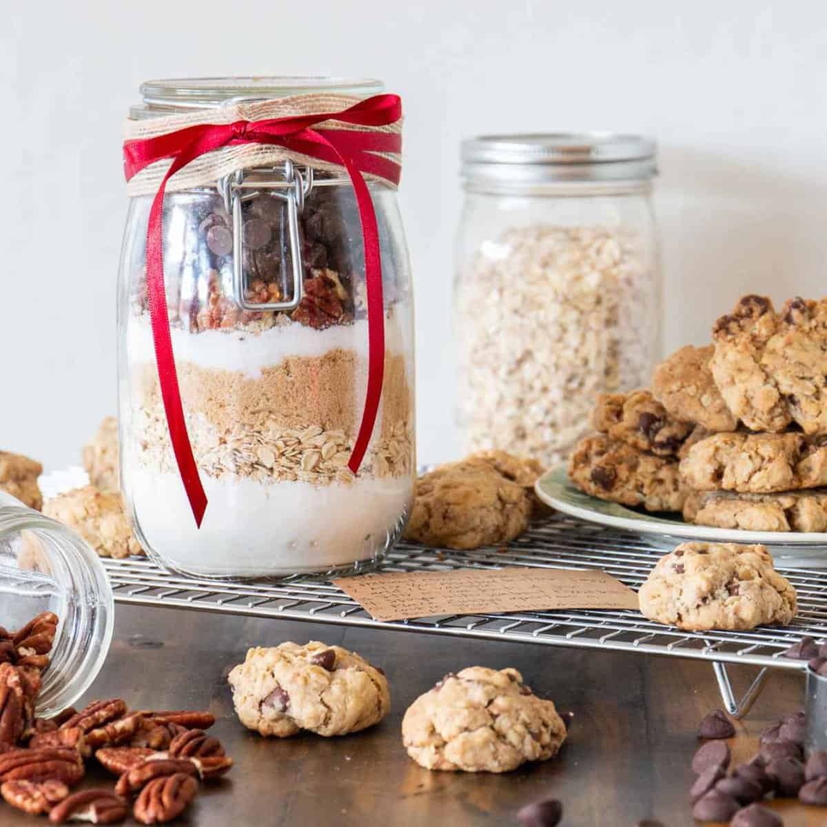 homemade food christmas gifts in a jar