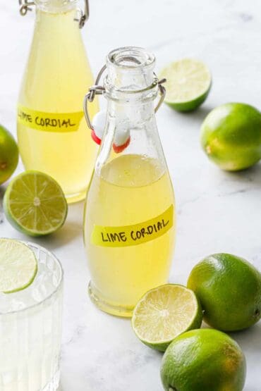 homemade lemon cordial