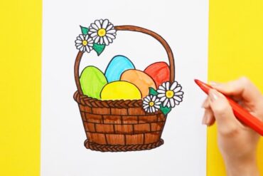 how to draw easter