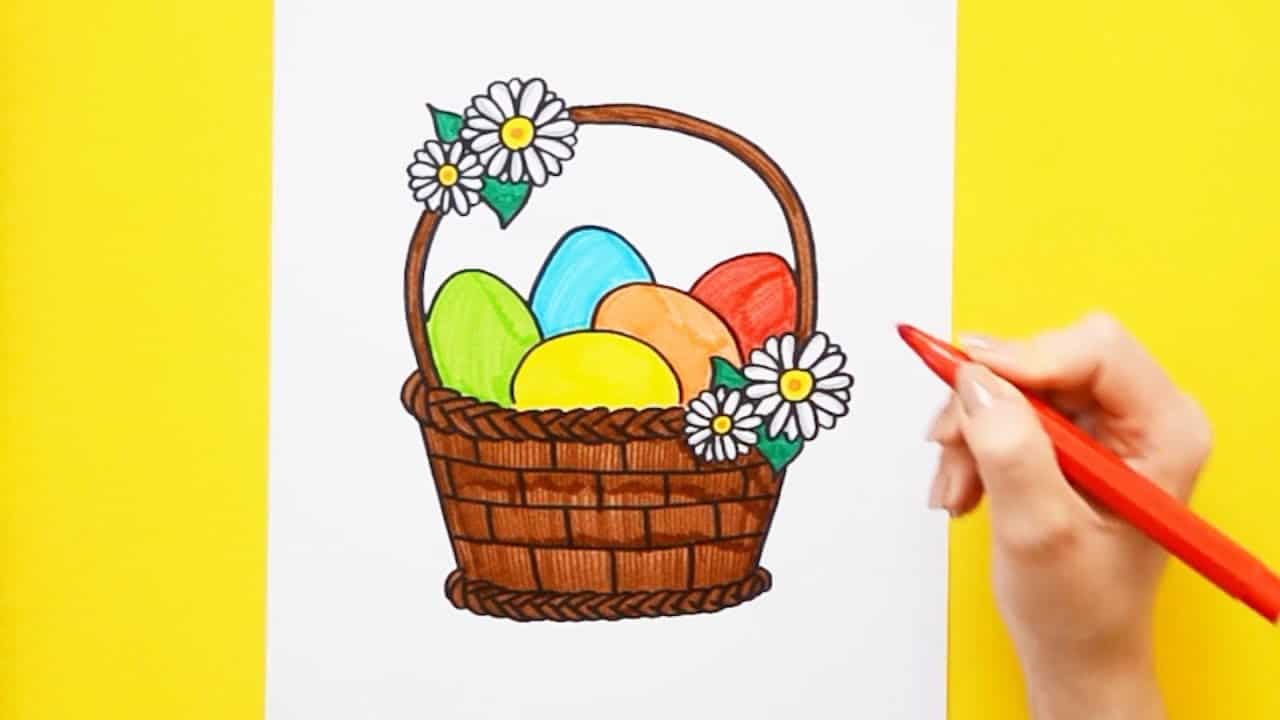 how to draw easter