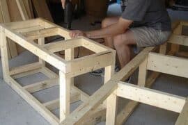 how to make a bench seat with storage