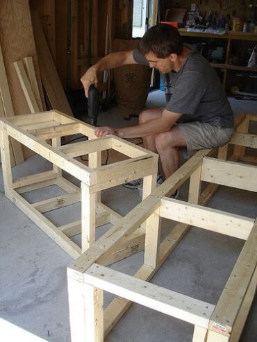 how to make a bench seat with storage