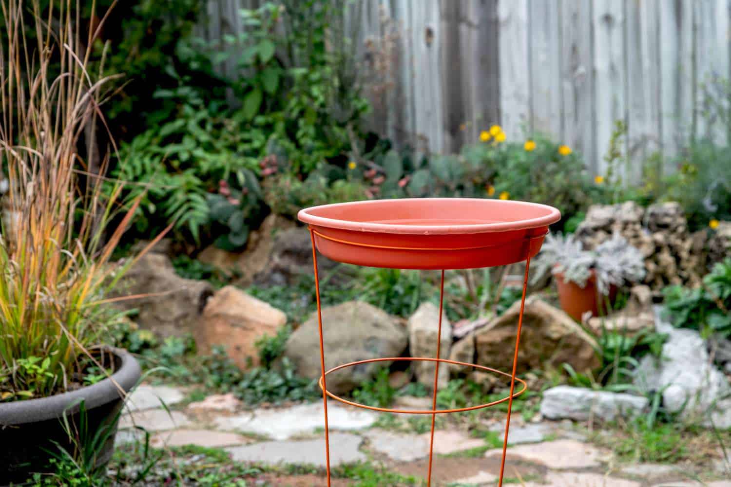 how to make a bird bath