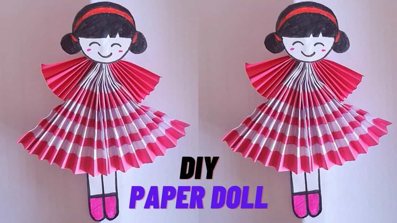 how to make a paper doll