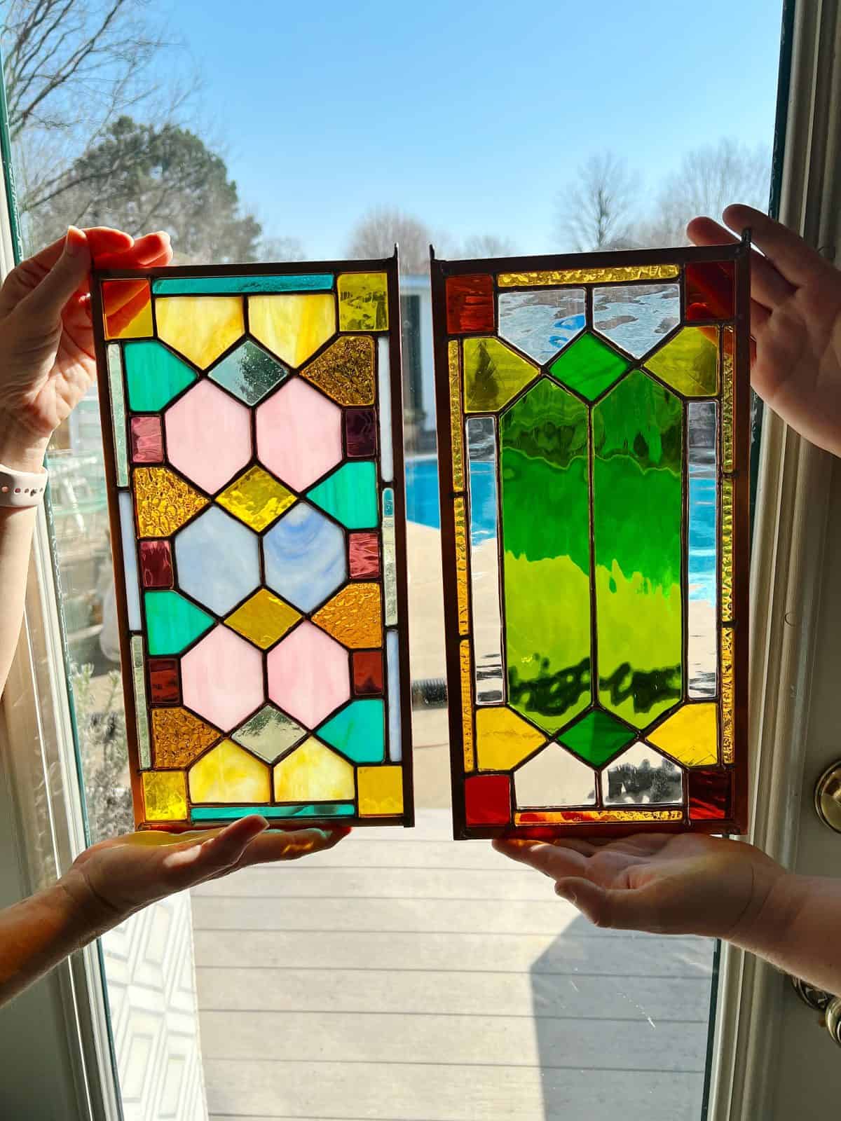 how to make a stained glass window