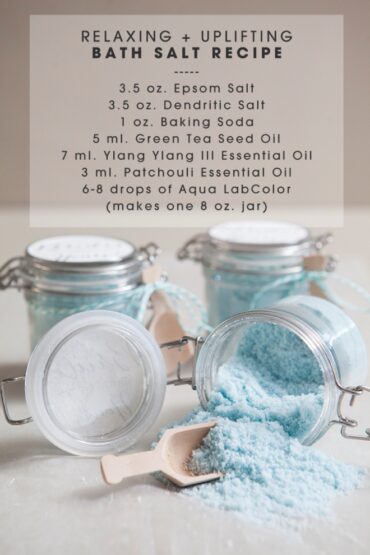 how to make bath salts recipe