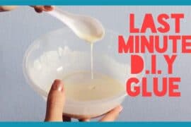 how to make paper mache glue with glue