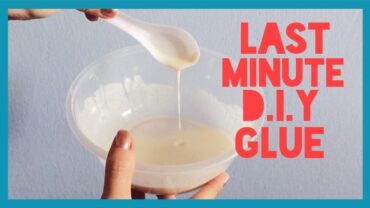 how to make paper mache glue with glue