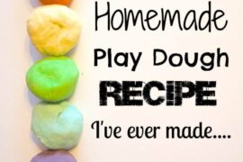 how to make play dough recipe