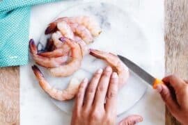 how to prepare prawns