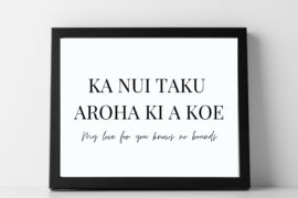 how to say i love you in maori