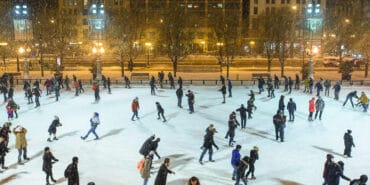 ice rink skating