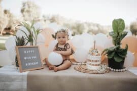 ideas for first birthday photos