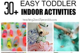 indoor activities 2 year olds