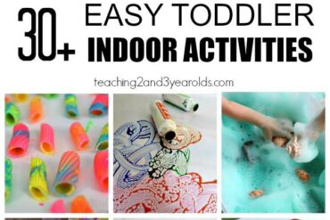 indoor activities 2 year olds