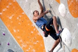 indoor rock climb