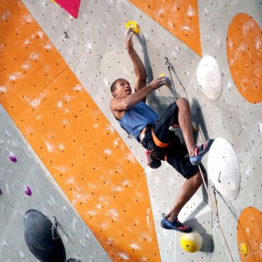 indoor rock climb