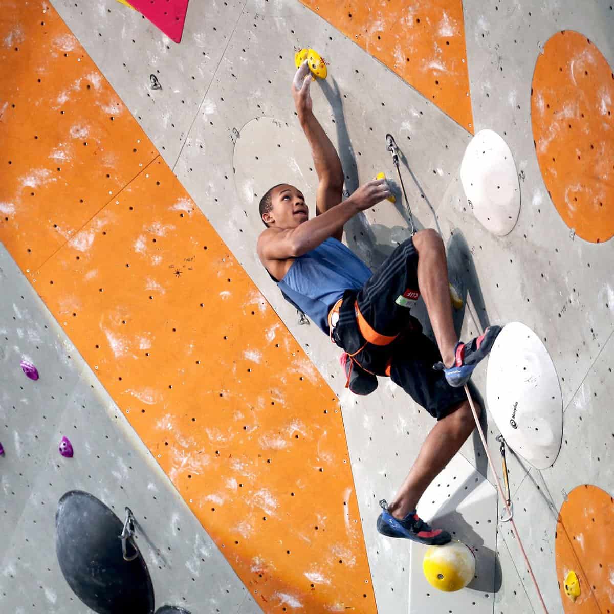 indoor rock climb