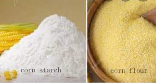 is corn flour the same as corn starch