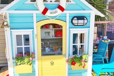 kmart plastic cubby house