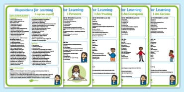 learning dispositions early childhood