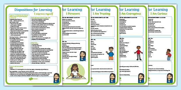 learning dispositions early childhood