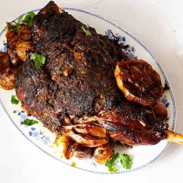 leg of lamb slow cooker moroccan