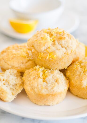 lemon muffins healthy