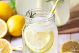 lemonade and lime cordial