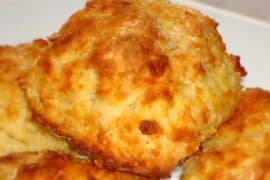 light and fluffy cheese scones