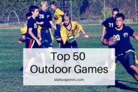 list of outdoor games