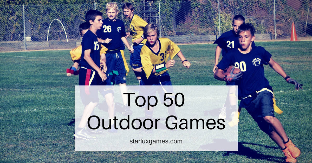 list of outdoor games