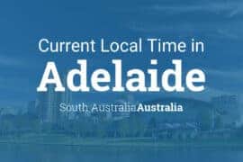 local time adelaide