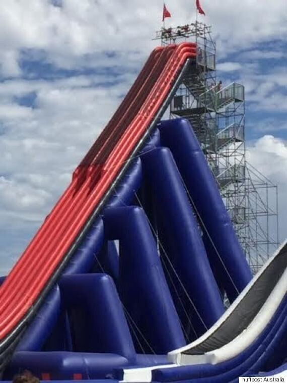 longest waterslide in australia sydney