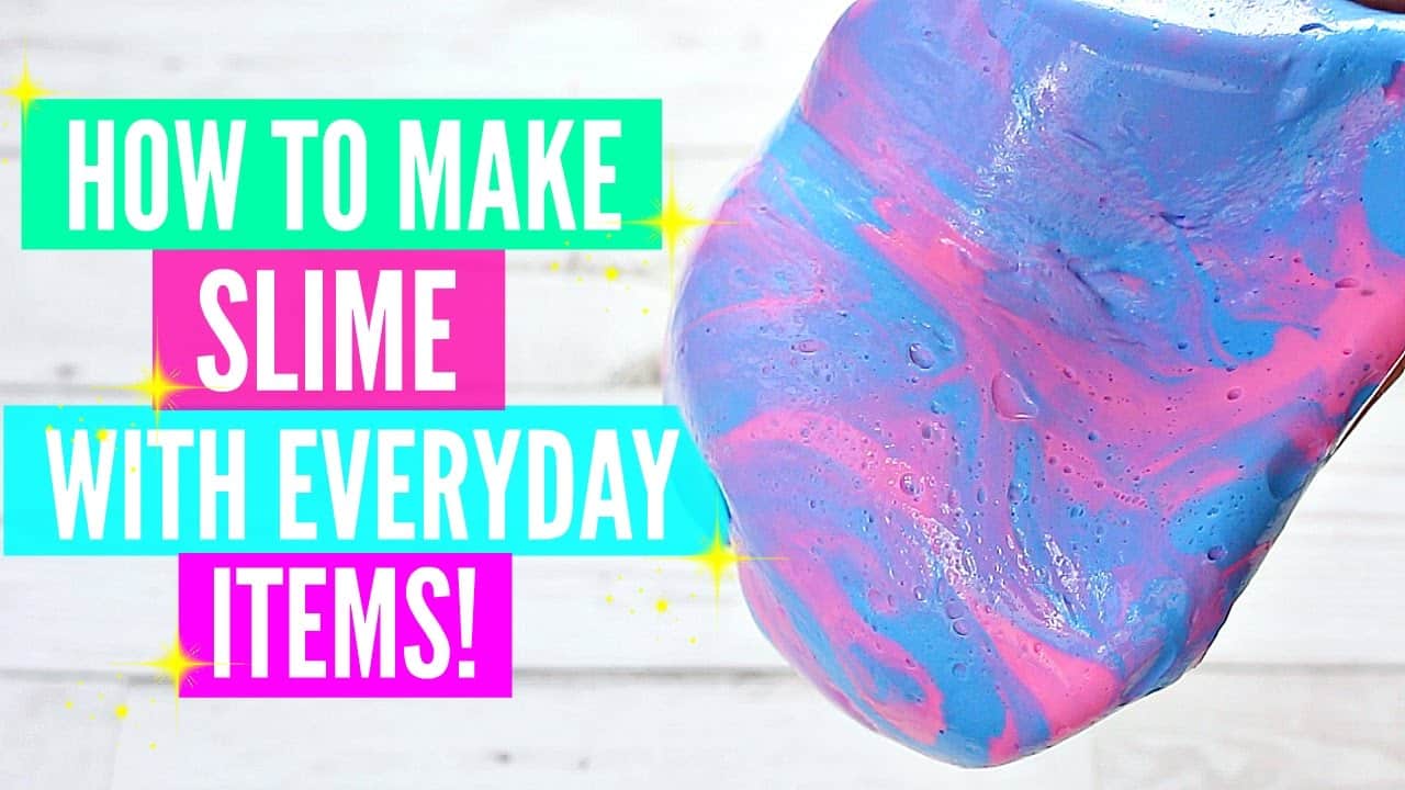 making slime at home