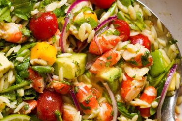 mango prawns salad