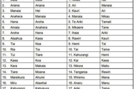 maori last names