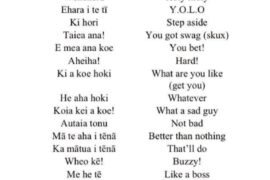 maori phrases