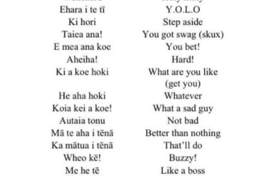 maori phrases