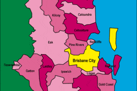 map of brisbane suburbs qld