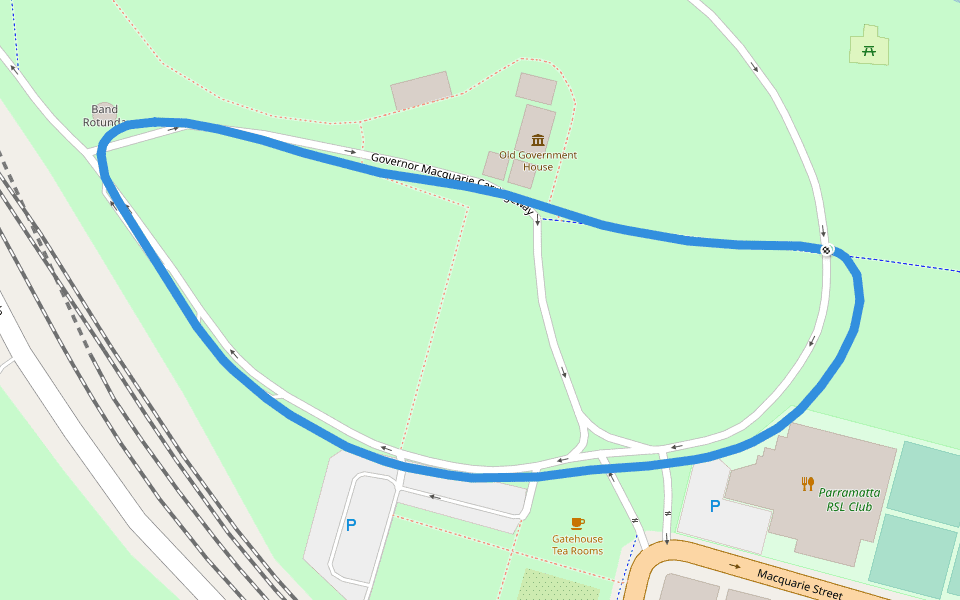 map parramatta park sydney