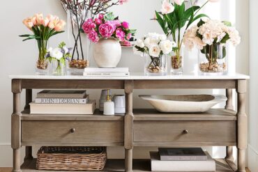 marble console table