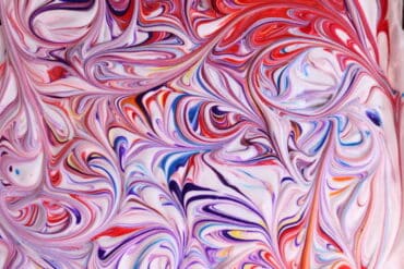 marbled paper shaving cream